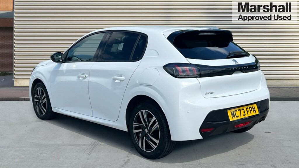 Peugeot 208 208 1.2 Puretech 100 Allure Premium Eat8 MC73FPN White #5