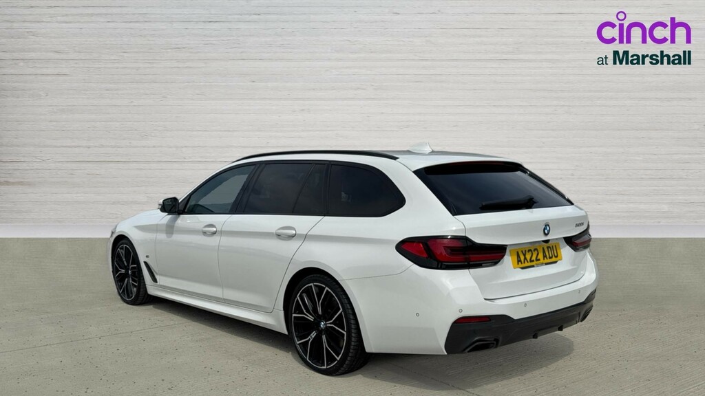 BMW 5 Series 5 Series 520I Mht M Sport Step White #4