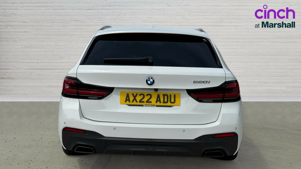 BMW 5 Series 5 Series 520I Mht M Sport Step White #5