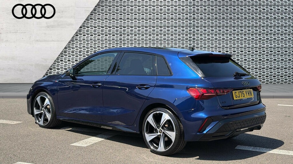 Audi A3 A3 2.0 Tdi 150 Black Edition S Tronic GJ75YVN Blue #3