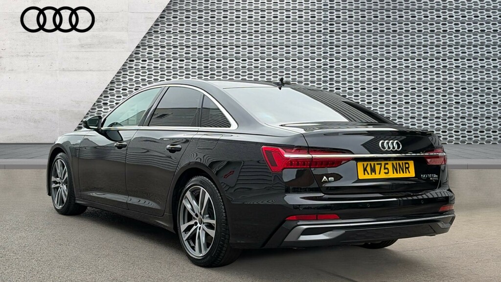 Audi A6 Saloon A6 50 Tfsi E Quattro S Line S Tronic Black #3
