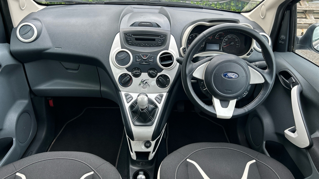 Ford KA Hatchback 1.2 Zetec White Edition Euro 6 Ss White #11