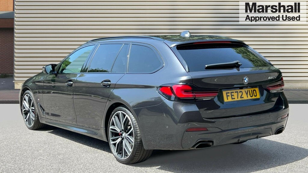 BMW 5 Series 5 Series 520D Mht M Sport Step FE72YUO Grey #5