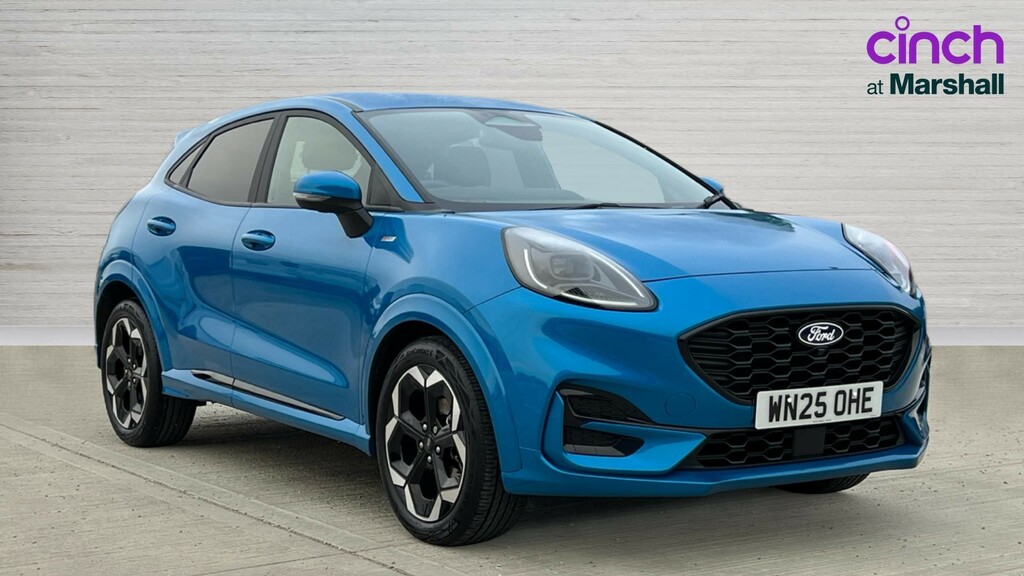 Ford Puma Puma 1.0 Ecoboost Hybrid Mhev 155 St-line X Dct WN25OHE Blue