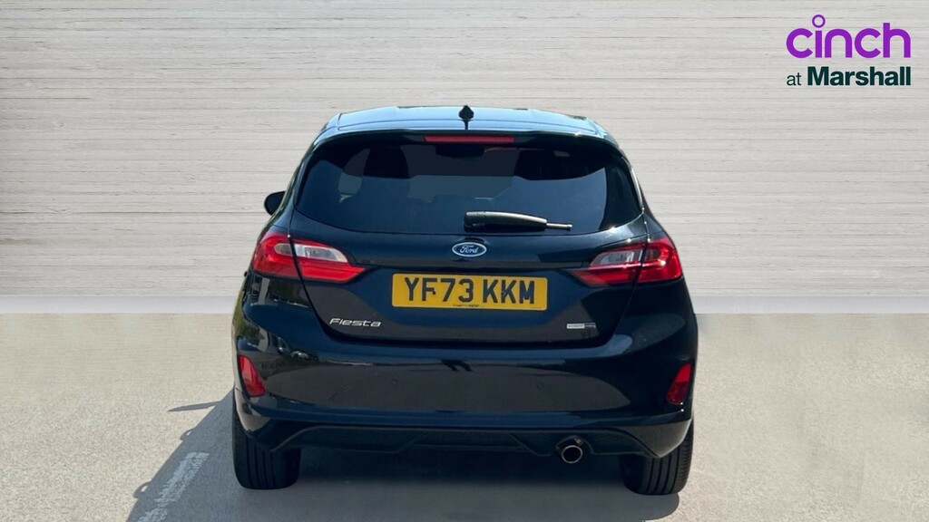 Ford Fiesta Fiesta 1.0 Ecoboost Hybrid Mhev 125 St-line YF73KKM Black #4