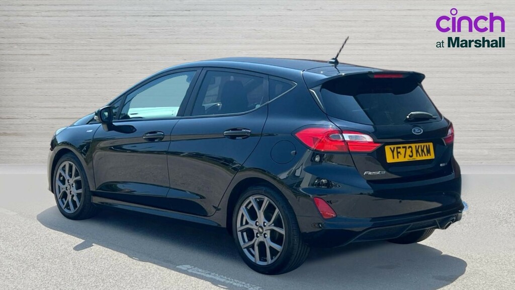 Ford Fiesta Fiesta 1.0 Ecoboost Hybrid Mhev 125 St-line YF73KKM Black #5