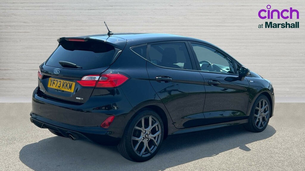 Ford Fiesta Fiesta 1.0 Ecoboost Hybrid Mhev 125 St-line YF73KKM Black #3