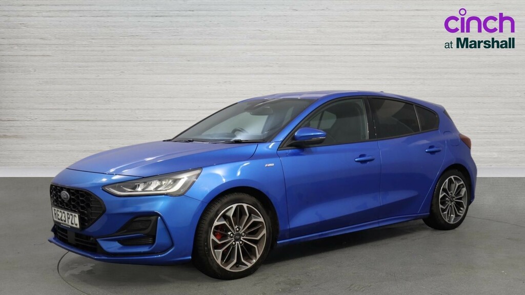 Ford Focus Focus 1.0 Ecoboost Hybrid Mhev 155 St-line X RE23PZC Blue #3