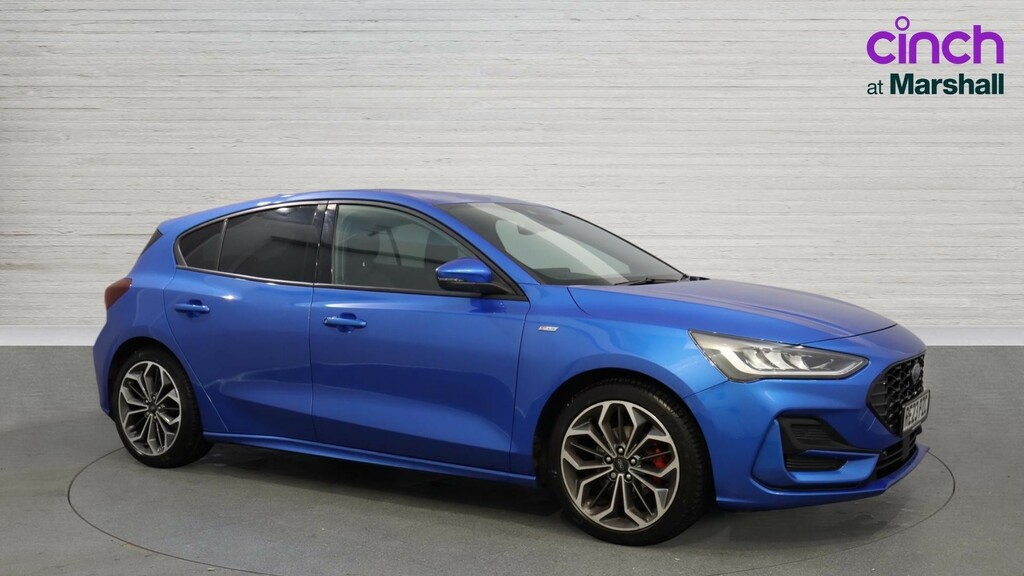 Ford Focus Focus 1.0 Ecoboost Hybrid Mhev 155 St-line X RE23PZC Blue #5