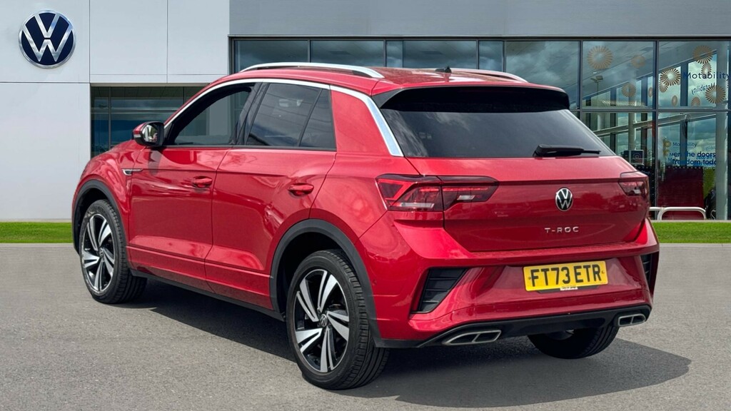 Volkswagen T-Roc T-roc 1.5 Tsi R-line Dsg FT73ETR Red #3