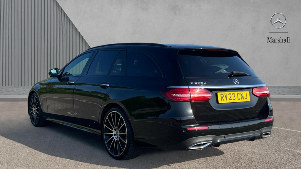 Mercedes-Benz E Class E Class E220d 200 Amg Line Night Ed Prem 9G-t Black #2