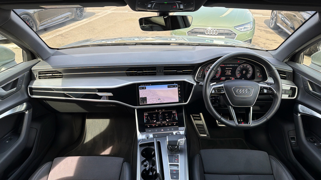 Audi A6 Saloon Sport White #12
