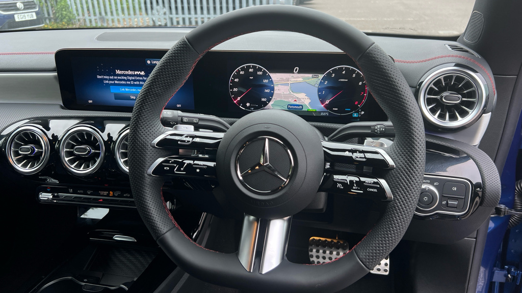 Mercedes-Benz CLA Class Cla 200 Amg Line Premium Plus Coupe Blue #12