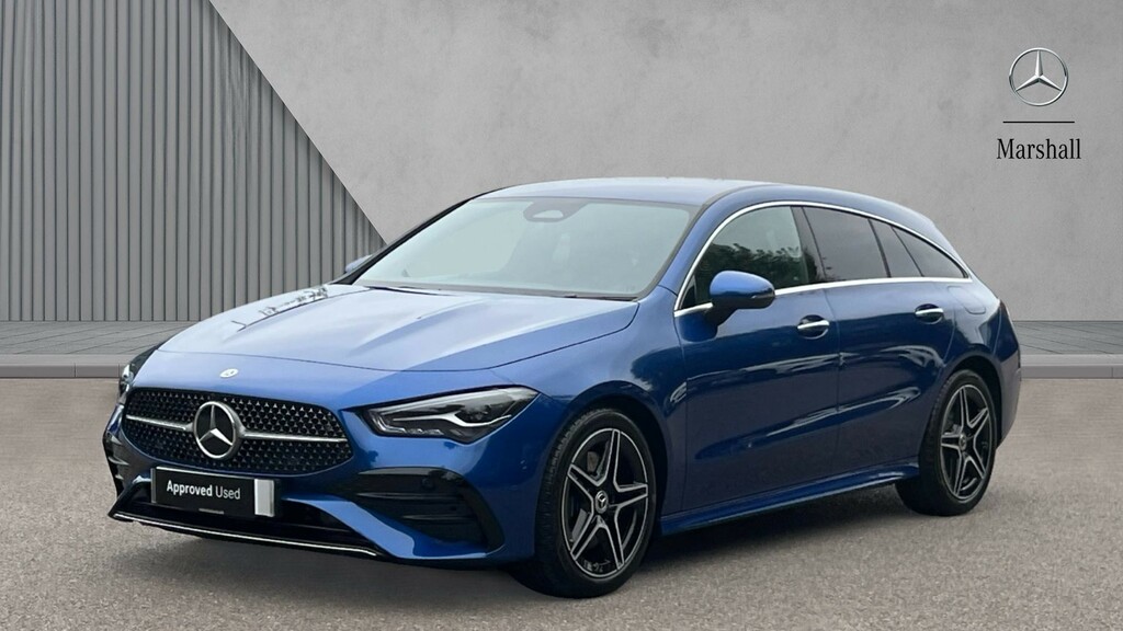 Mercedes-Benz CLA Class Cla 200 Amg Line Premium Plus Coupe Blue #8