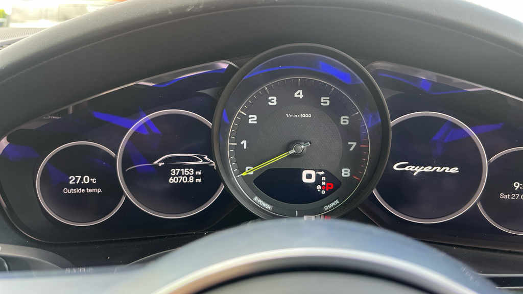 Porsche Cayenne 3.0 V6 E-hybrid 17.9Kwh Coupe Plug-in H Black #13