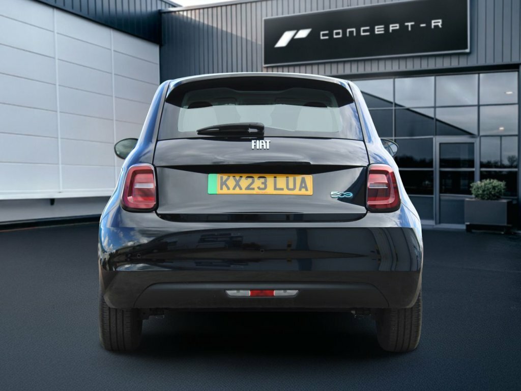 Fiat 500E Hatchback Black #5