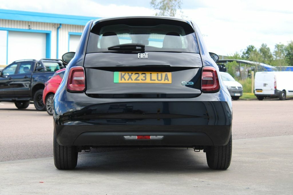Fiat 500E Hatchback Black #3