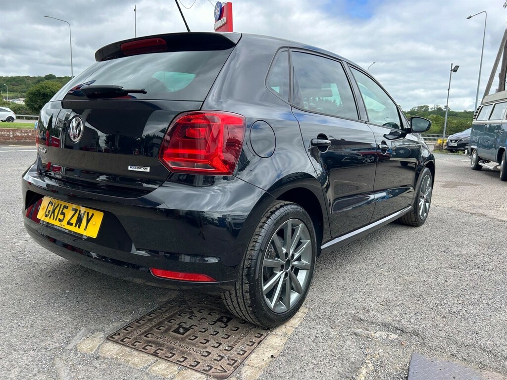 Volkswagen Polo 1.0 Bluemotion Tech Se Design Euro 6 Ss GK15ZWY Black #5