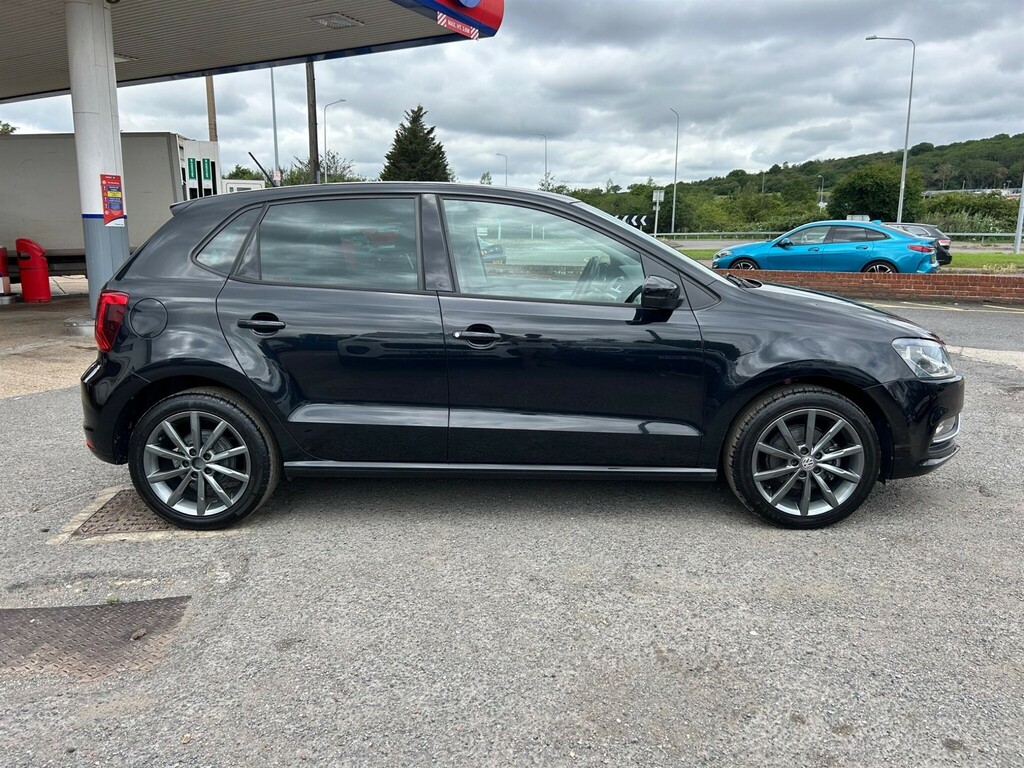 Volkswagen Polo 1.0 Bluemotion Tech Se Design Euro 6 Ss GK15ZWY Black #6