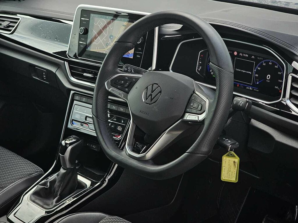 Volkswagen T-Roc 1.5 Tsi R-line Dsg RO75FUV Black #6