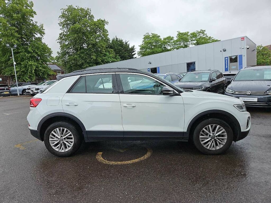 Volkswagen T-Roc 1.5 Tsi Life Dsg RA73EFN White #4