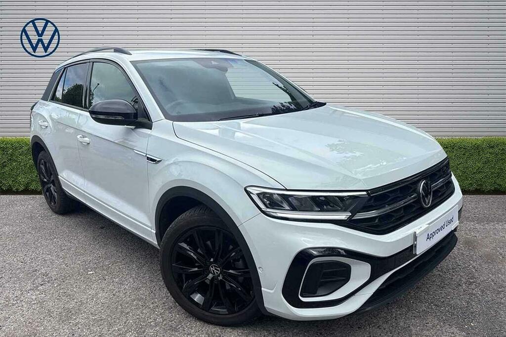 Volkswagen T-Roc 1.5 Tsi R-line Dsg Black Design Pack Rear Ca White