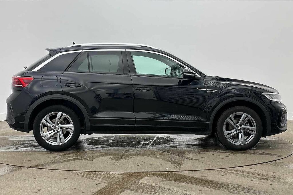 Volkswagen T-Roc 1.5 Tsi R-line Dsg Black #4