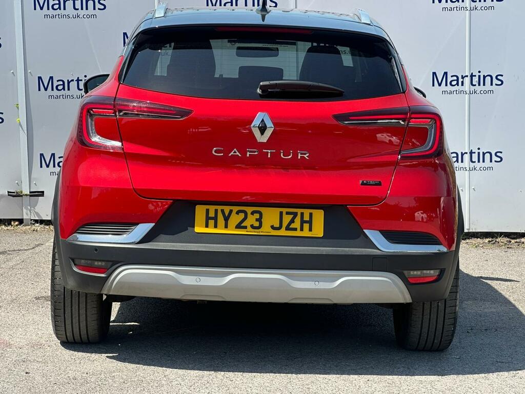 Renault Captur 1.6 E-tech Techno Euro 6 Ss HY23JZH Red #6