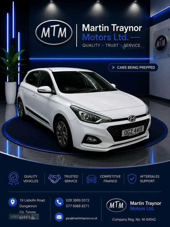 Hyundai I20 1.2 Mpi Premium Nav White