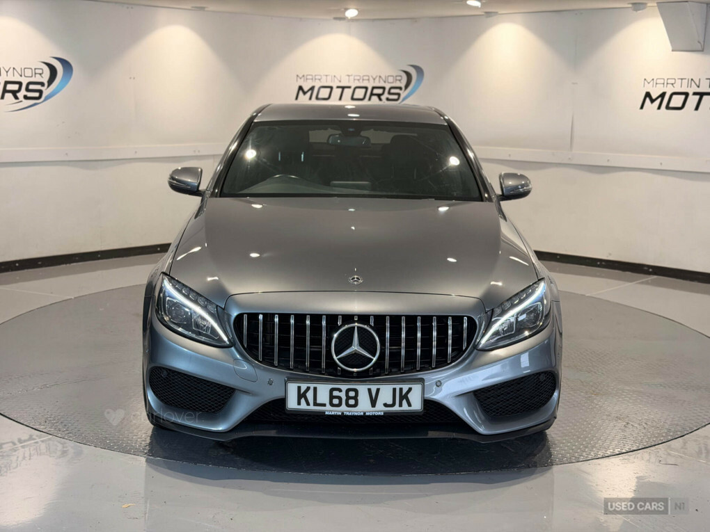 Mercedes-Benz C Class C200d Amg Line Grey #2