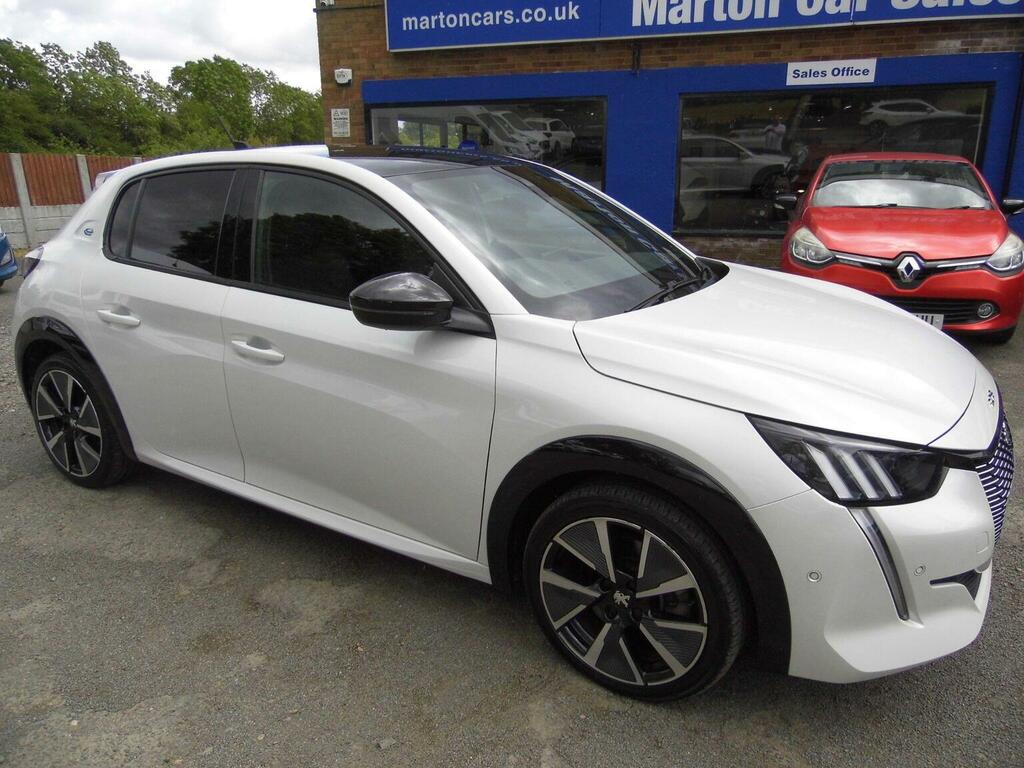 Peugeot e-208 Hatchback 50Kwh Gt 7Kw Charger 202222 White