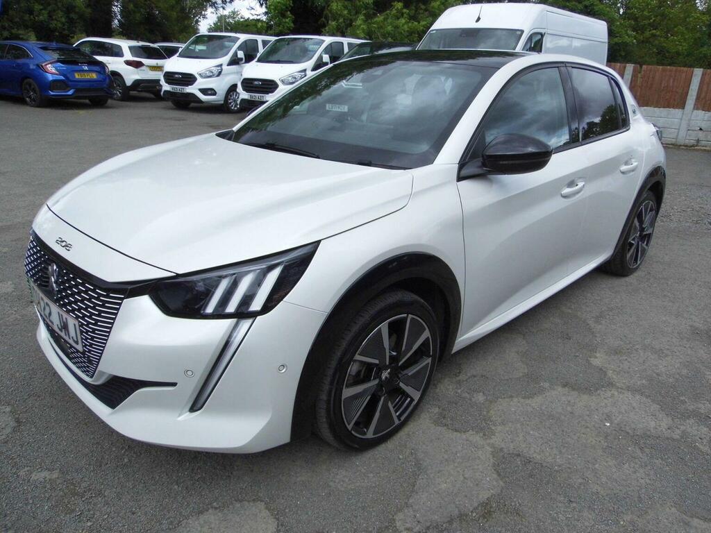 Peugeot e-208 Hatchback 50Kwh Gt 7Kw Charger 202222 White #3