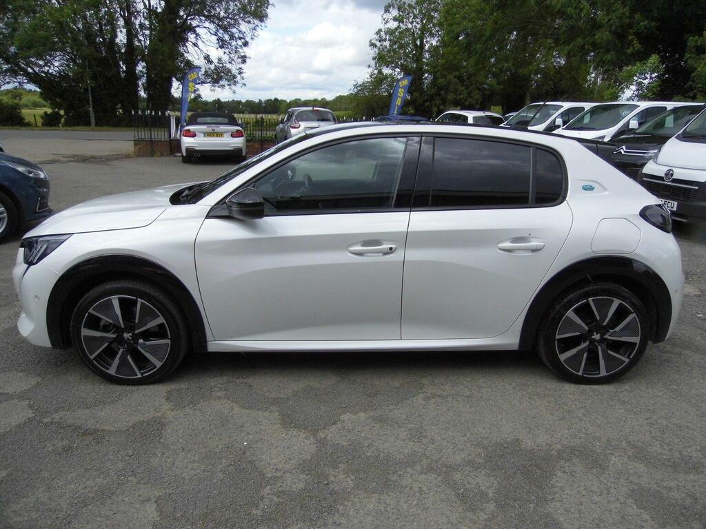 Peugeot e-208 Hatchback 50Kwh Gt 7Kw Charger 202222 White #5