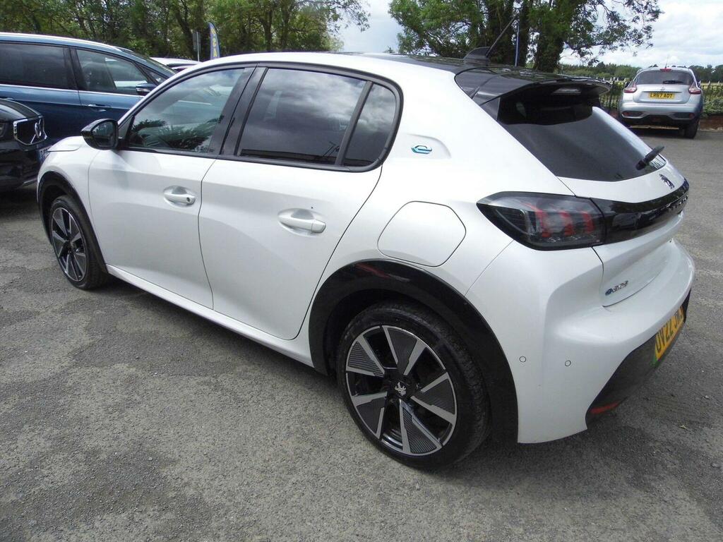 Peugeot e-208 Hatchback 50Kwh Gt 7Kw Charger 202222 White #4