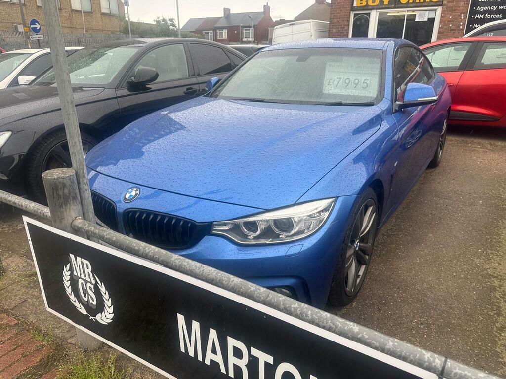BMW 4 Series 2.0 420D M Sport Euro 6 S S NU16LGV Blue #2