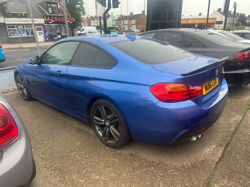 BMW 4 Series 2.0 420D M Sport Euro 6 S S NU16LGV Blue #4