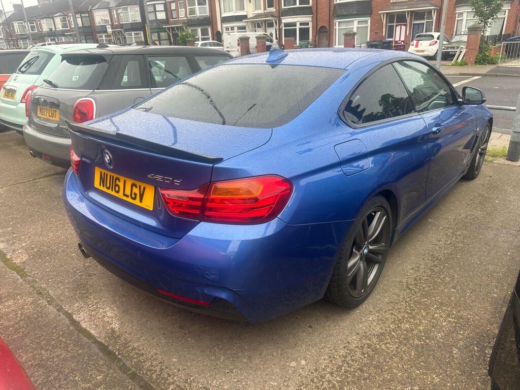 BMW 4 Series 2.0 420D M Sport Euro 6 S S NU16LGV Blue #3