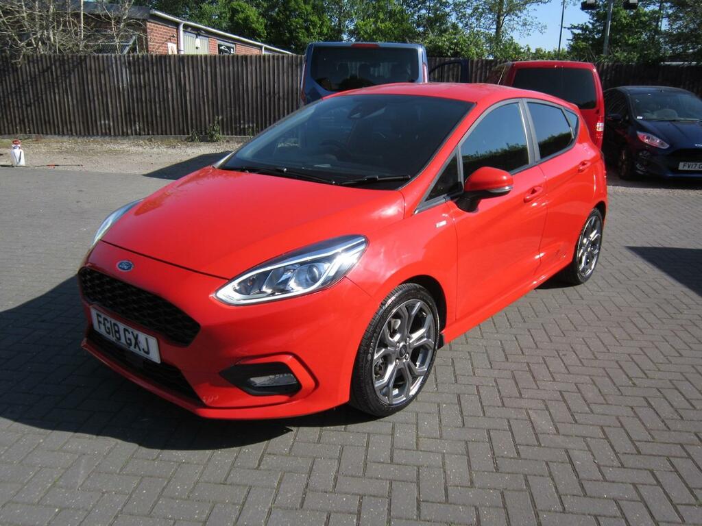 Ford Fiesta 1.0 Ecoboost St-line FG18GXJ Red #3