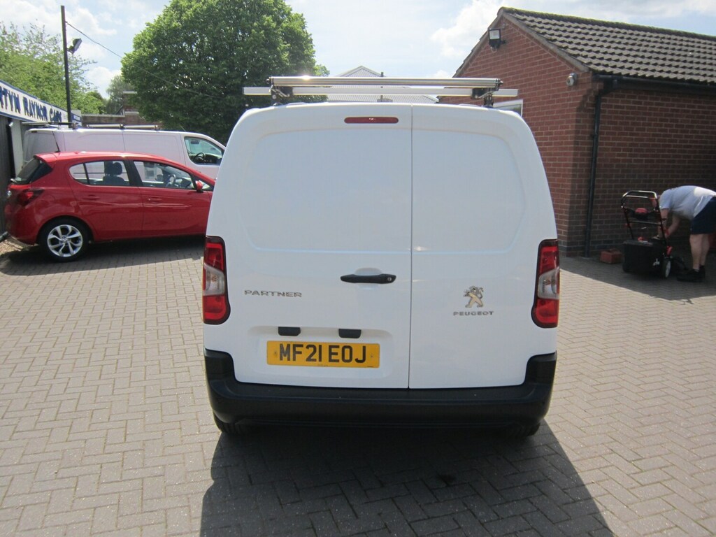 Peugeot Partner 1000 1.5 Bluehdi 100 Professional Van MF21EOJ White #6