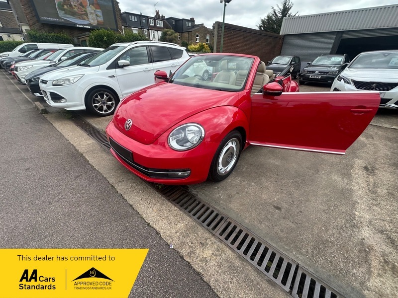 Volkswagen Beetle Design Tsi Bluemotion Convertible Red #6