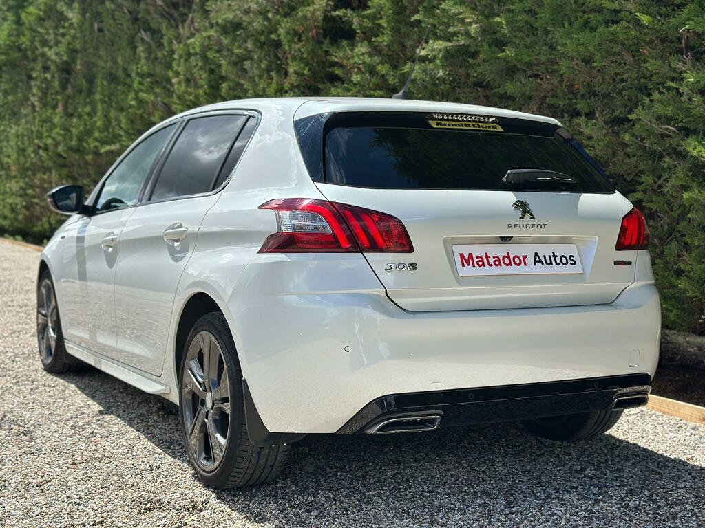 Peugeot 308 Gt Line White #4