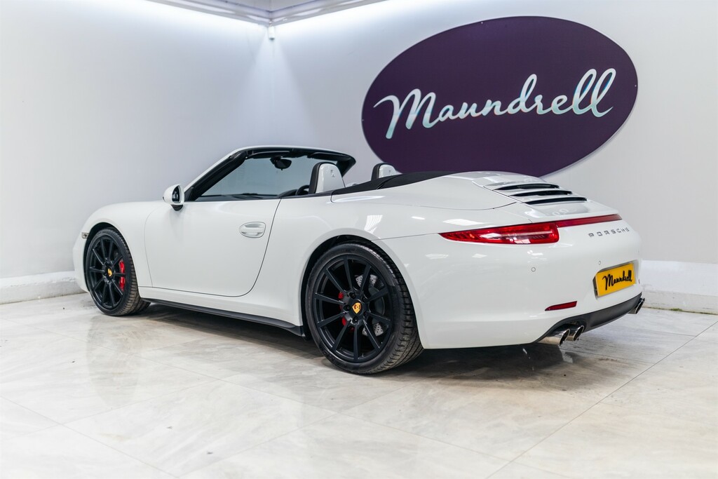 Porsche 911 3.8 991 Carrera 4S Convertible Pdk 4Wd White #4
