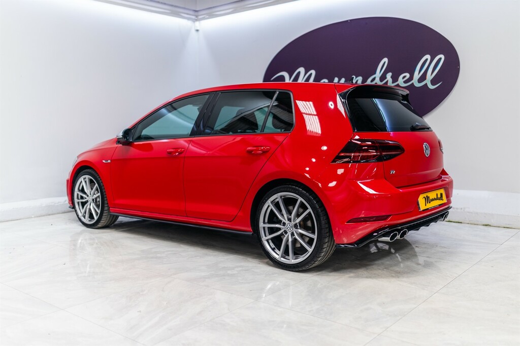Volkswagen Golf 2.0 Tsi Bluemotion Tech R Hatchback Dsg GL17PZW Red #4