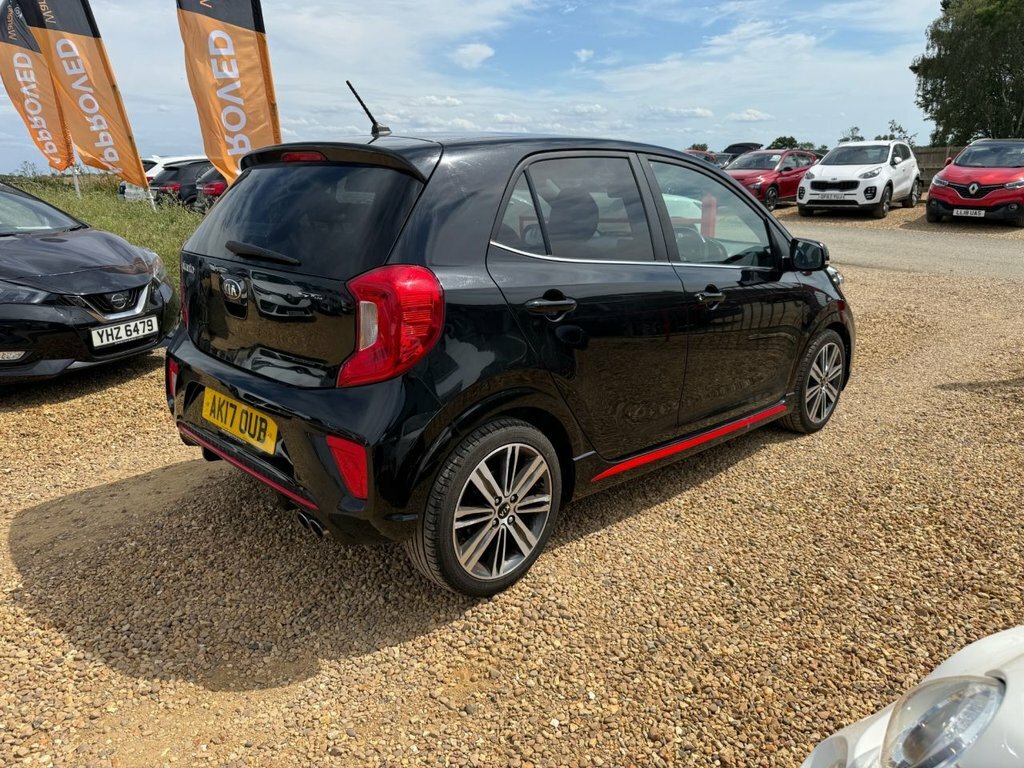 Kia Picanto Hatchback Black #3