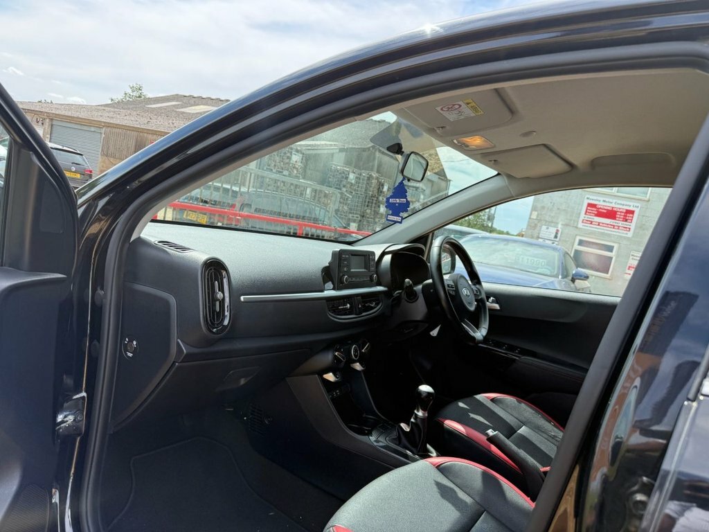 Kia Picanto Hatchback Black #4