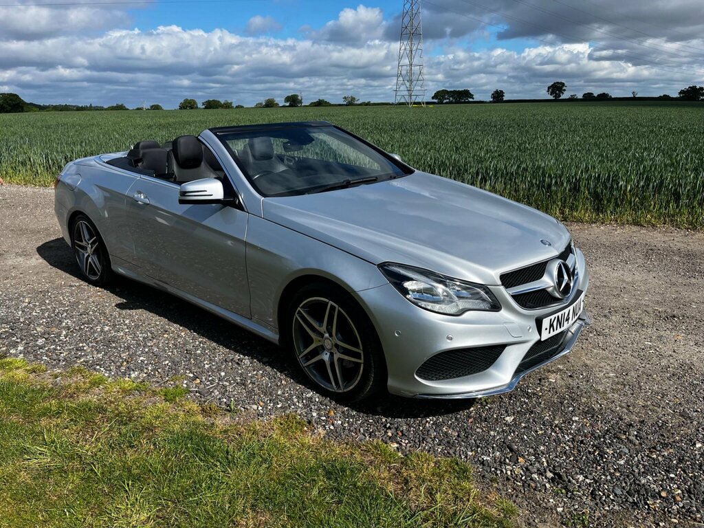 Mercedes-Benz E Class 2.1 E220 Cdi Amg Sport Cabriolet G-tron Silver #3