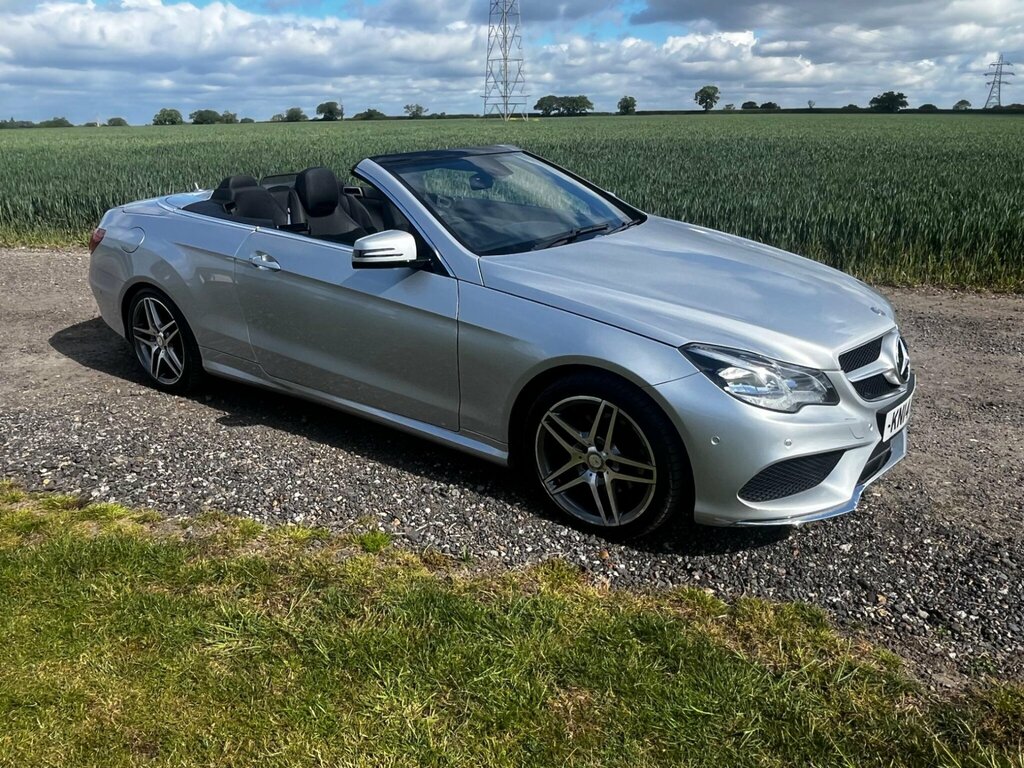 Mercedes-Benz E Class 2.1 E220 Cdi Amg Sport Cabriolet G-tron Silver #3