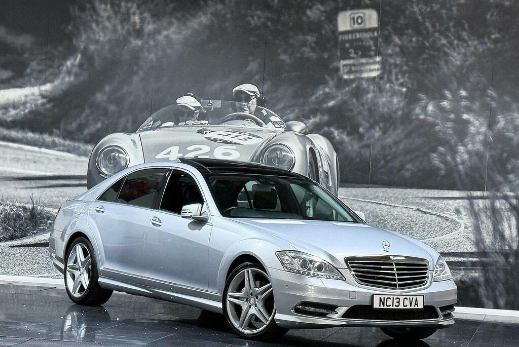 Mercedes-Benz S Class Saloon 3.0 S350l V6 Bluetec Amg Sport Edition G-tr Silver