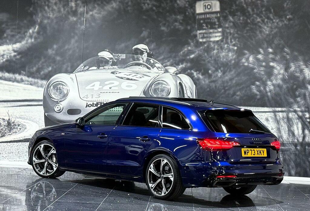 Audi A4 Avant Estate 2.0 Tfsi 40 Black Edition S Tronic Euro 6 WP73XKY Blue #3