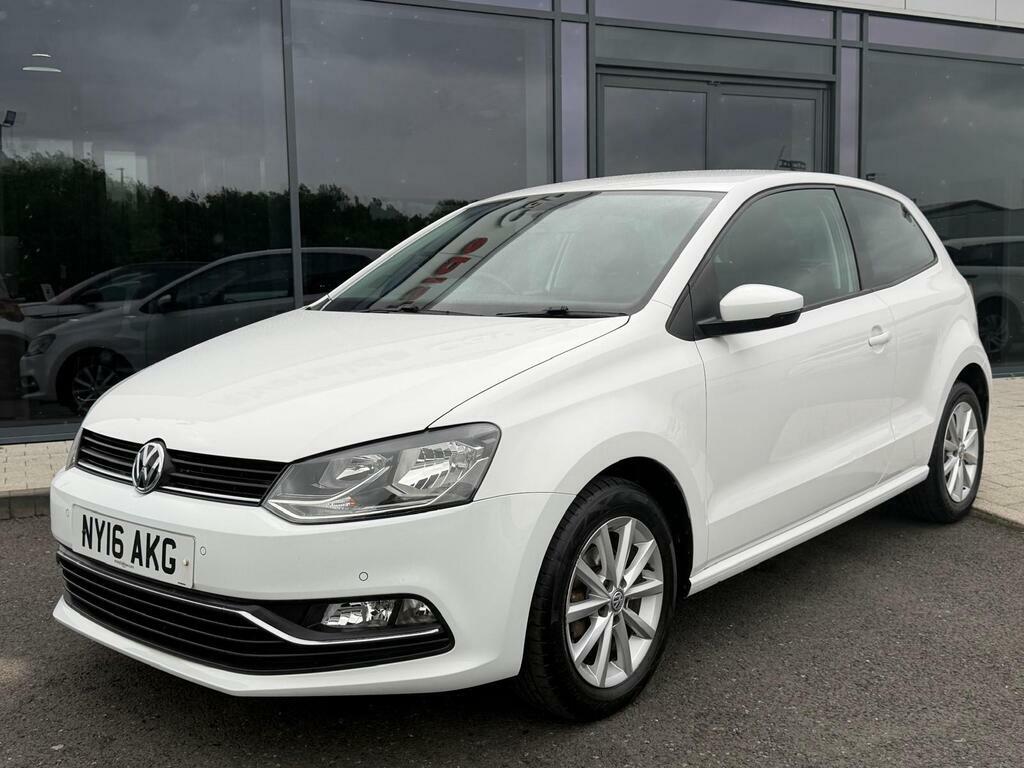 Volkswagen Polo 1.0 Bluemotion Tech Match Euro 6 S S White